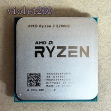 AMD Ryzen 3 2200GE AM4 CPU Processor R3 2200GE 35W 4-Core 4-Thr Desktop 3.2GHz