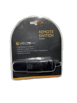 Vello Remote Switch (Wired) RS-C2II for Canon 3-Pin Connection - New
