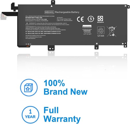 Batterie MB04XL pour HP Envy 15-aq004ur X360 M6-AQ Envy 15-aq160sa uk - Photo 2/5