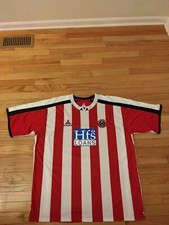 Sheffield United F.C. Vintage Le Coq Sportif Men's Soccer Jersey Size 50/52