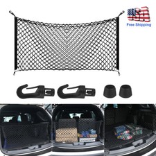 2pcs Car Accessories Envelope Style Trunk Cargo Net Storage Organizer Universal