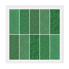 Jelly Roll 20 2 1/2" Strips, GREEN - 5 Prints 4 Each, 100 Cotton Fabric