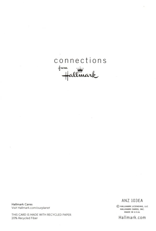 In Sympathy Peace Purple Blue Watercolor Watercolors Hallmark Greeting Card - Image 3 of 3