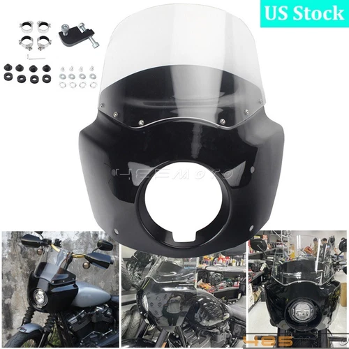 Front Fairing w/ Windshield For Harley Dyna Wide Glide FXDWG FXDF FXDB FXDL FXDC