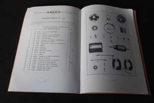(132B) Notice équipement électrique DELCO CONTINSOUZA TALBOT Type DC - Picture 7 of 8