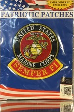 Large USMC Semper FI Licensed patch