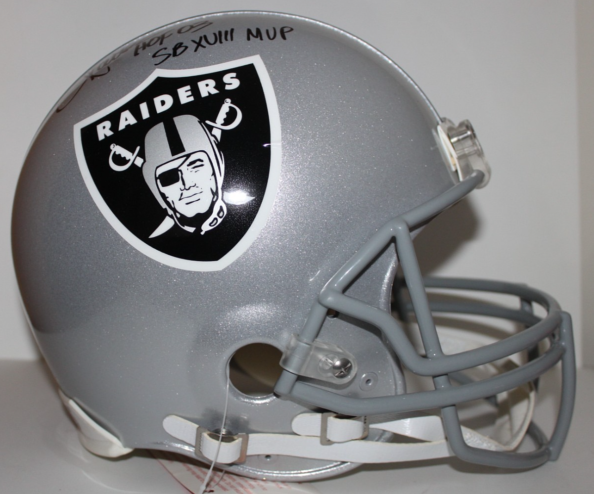 Marcus Allen Autographed Signed Oakland Raiders Full Size Proline Authentic "HOF 03, SB VIII MVP" - Beckett 