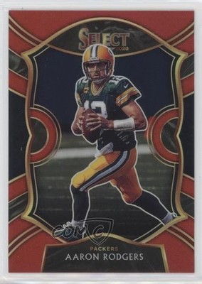 2020 Panini Select Concourse Red Prizm 41/99 Aaron Rodgers #12 1pd2