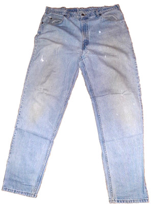 Vintage Levi's 506 W38 L34 Light Blue Wash Distressed  & Used Look 501 511 514