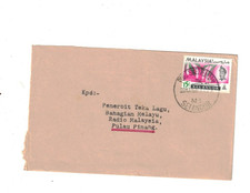 MALAYSIA 1968 15c Cover,cds PORT SWEETENHAM SELANGOR M1