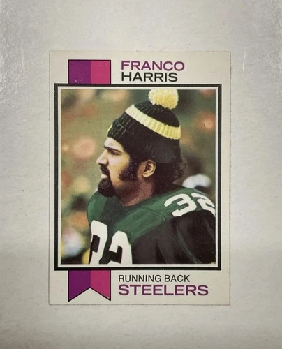 1973 Topps Franco Harris #89 Rookie Card Sharp Corners NM HOF Steelers Legend