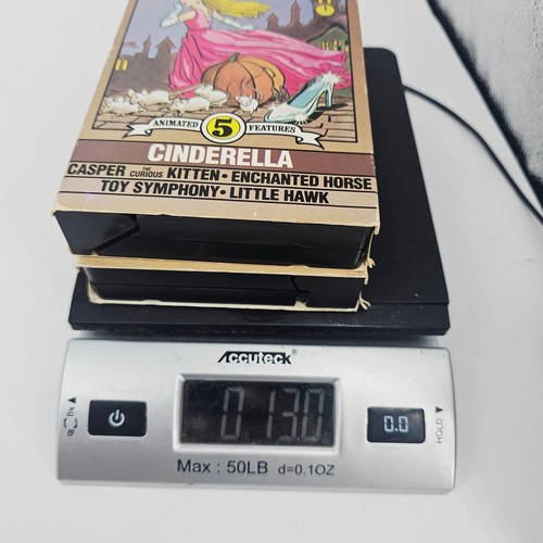 Vintage Mel O Toons Kids Klassics VHS Tapes Cinderella Vol. 1 Snow White Vol. 5 - Picture 4 of 4