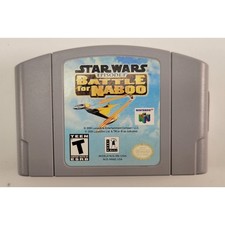 N64 Lucas Arts Star Wars Episode I Battle for Naboo Nintendo 64 - Tested