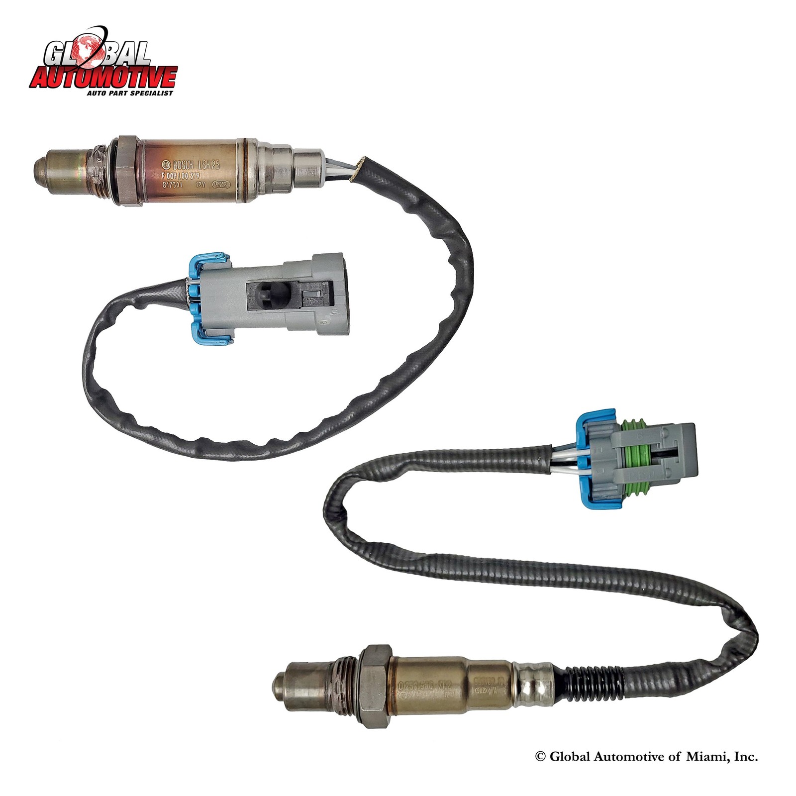 Set of 2 Bosch Oxygen Sensor for 2007-2012 Canyon Colorado Envoy H3 Trailblazer