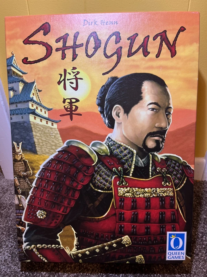 Shogun 2006 Board Game Queen Games -Cards still sealed, missing 1 temple & Chest - Image 2 of 4