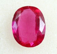 Natural 4.35 Ct Utah Beryl Bixbite Red Emerald Oval Gemstone Certified T6481