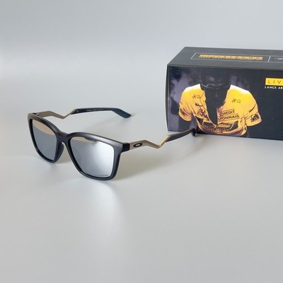 Oakley Enigma Mass OX8191 Black Frame Silver Lens Square Sunglasses 55mm