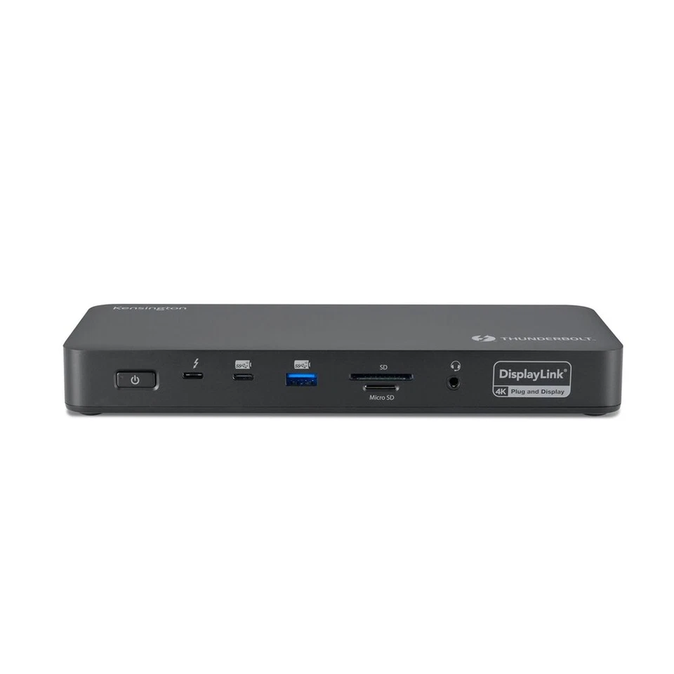 Kensington SD5920T EQ Station d’accueil USB-C 8K Ultra HD Noir Aluminium - Photo 2/4