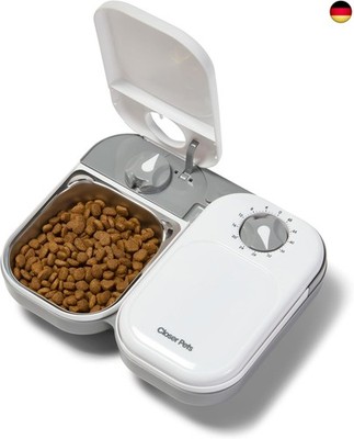 Closer Pets C200 Automatischer Futterautomat für 2 Mahlzeiten mit 