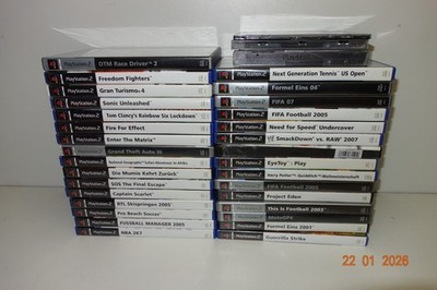 34 x Sony PlayStation 2 Spiele  Sammlung verschiedenen gemischt Titel gebraucht