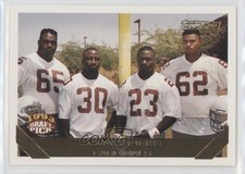 1993 Topps Gold Ernest Dye Ronald Moore Garrison Hearst Ben Coleman #187 07rd