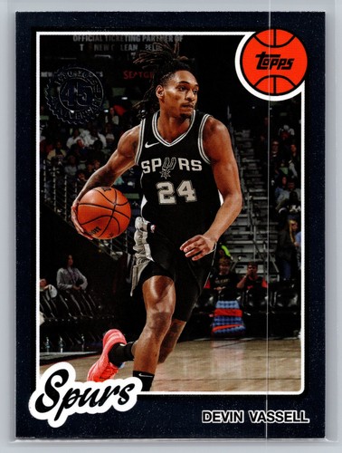 Devin Vassell – 2025-26 Topps Basketball · 1980 81 Topps Basketball #80BK-7 Devin Vassell