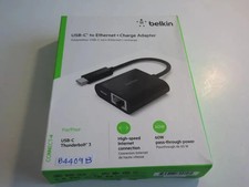 Belkin USB-C to Ethernet  Charge Adapter INC001btBK 