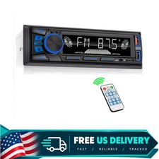 Car Radio Bluetooth Single DIN Car Stereo FM USB AUX Remote