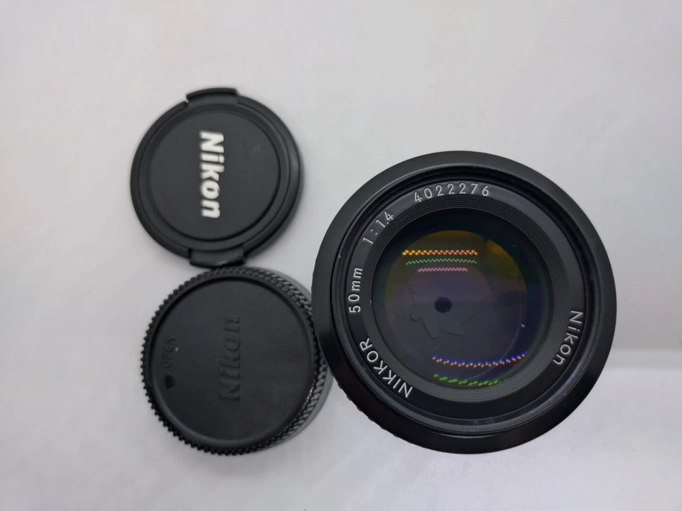 【CASI COMO NUEVO】Nente Nikon Ai Nikkor 50 mm F1.4 MF envío gratuito desde Japón【Nikon】0077 Foto 2 de 4
