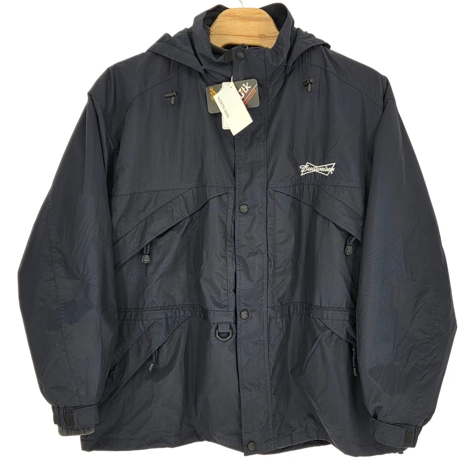 Budweiser NEW North End 4XL 3 in 1 Parka Coat with Dobby Trim Midnight Navy Blue - Image 2 of 4