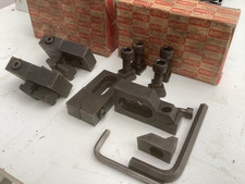 AMF 6490 work holding low hight edge plate clamps - set of 4