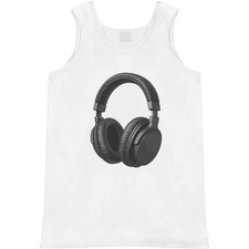 'Over-Ear Headphones' Adult Vest / Tank Top AV056610