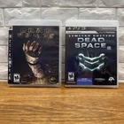Dead Space 1 & 2 (Sony PlayStation 3, 2008) Tested Working Free Shipping