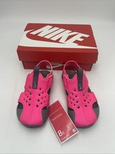Nike Sunray Protect 2 Hyper Pink/Fuchsia Toddler Girl's Sandals Size 8C New