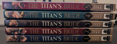 The Titans Bride Vol. 1 - 5 von ITKZ Manga gebraucht Zustand sehr gut ENGLISCH
