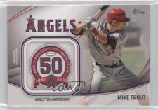 2020 Topps Special Event Jersey Sleeve Mike Trout #JSES-MT Jumbo Patch 0s3