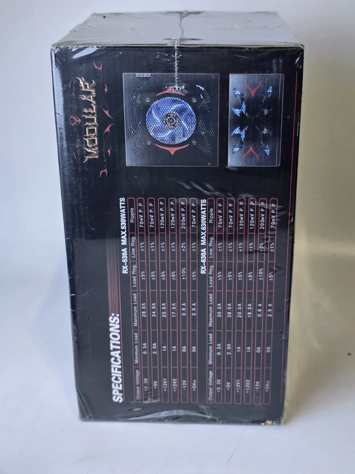 Raidmax Volcano 630W PSU ATX 2.01 Modular PSU - Image 2 of 4