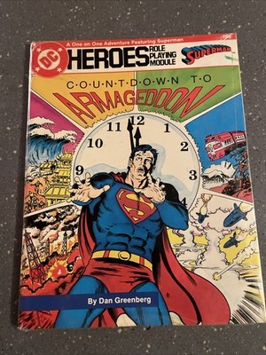 VTG Mayfair #209 DC Heroes Role-Playing Game Superman COUNTDOWN TO ARMAGEDDON