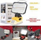 Cordless Flood Light 40W 4800LM | Portable LED Work Light with USB & Type-C