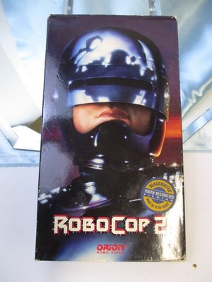 ROBOCOP 2 VHS Peter Weller Nancy Allen Sci-Fi Action Movie Orion R USA