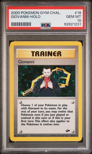 Giovanni (Unlimited) graded PSA 10 for sale on eBay