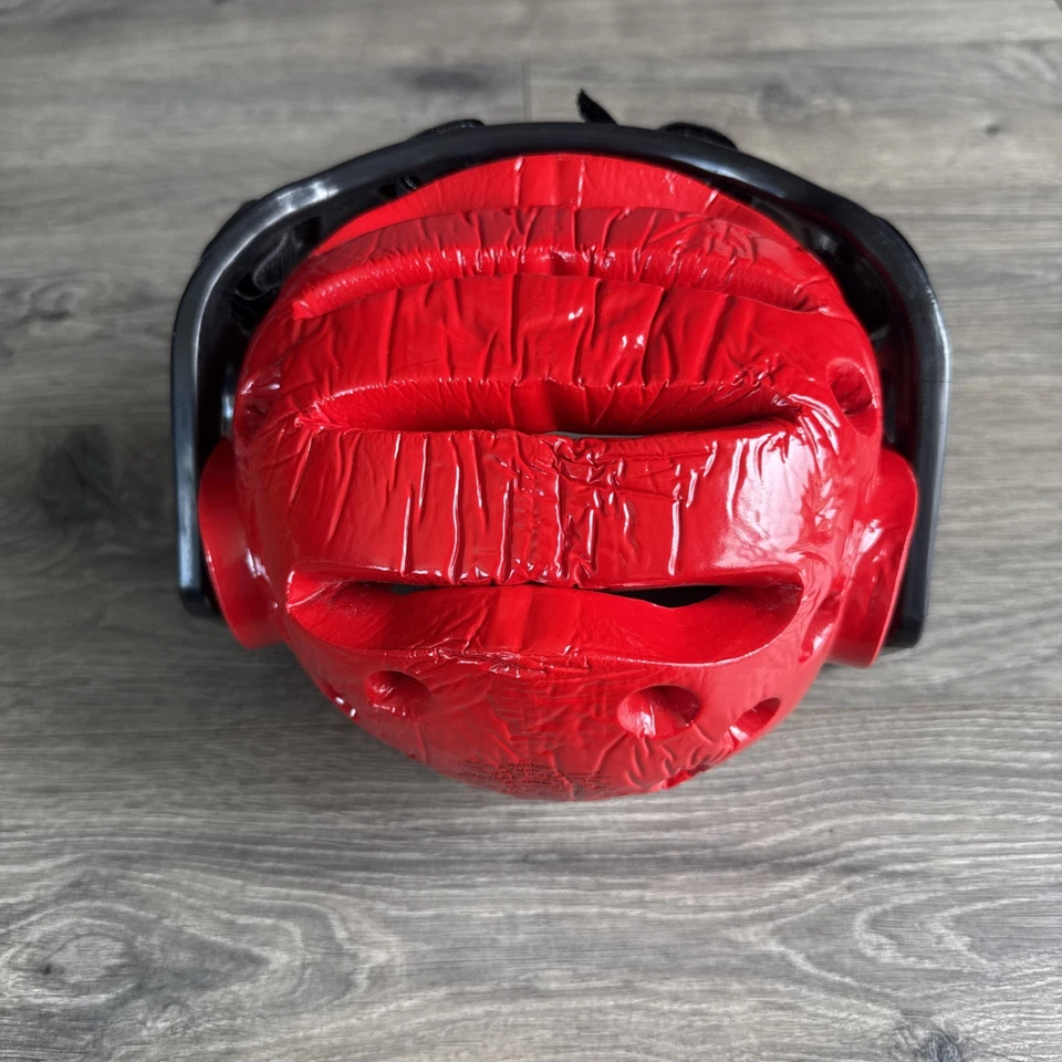 ProForce Lightning Karate Red Helmet w/ Black Faceguard Cage-Small? - Image 3 of 4