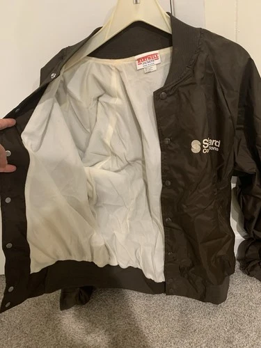 Vintage Hartwell Standard Communications Jacket USA Brown Bomber Men’s L Fits M image 2