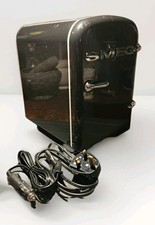 Smeg Dupe Mini Fridge AC+12V DC Camping Motor Home Car Portable Black Working