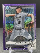 2021 Bowman Chrome Jared Kelley Purple Shimmer #/250 #BCP-174 Chicago White Sox