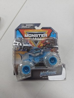 Spin Master Trainer Truck Megalodon 1:64 Diecast Blue Monster Jam Truck