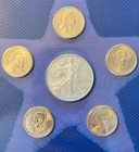 2008 American Eagle Silver United States Mint Uncirculated Dollar Coin Set 1 oz.