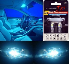 Led 3030 Light Icy Blue 8000k 168 Two Bulbs License Plate Tag Replace Oe Show