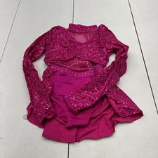 Weissman Lipstick Pink Crazy What Love Can Do Dance Costume Girls Size IC (7/8)