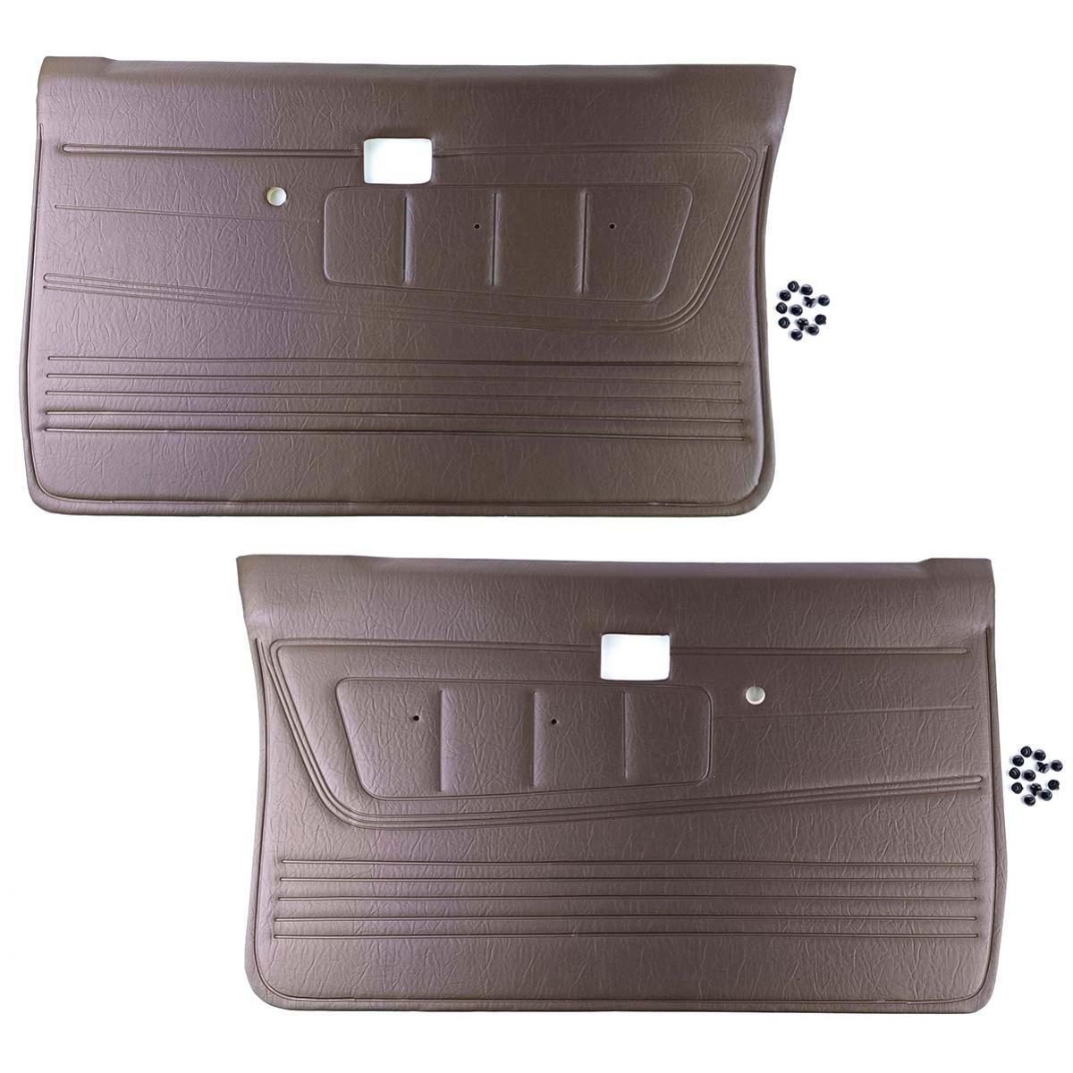 Door Panel Brown Fits Nissan Hardbody D21 TD Pickup 1986-93 Pair